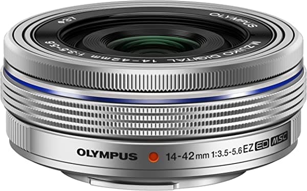 Olympus V314070SU000 Lente intercambiable de 9/16-1.65 pulgadas f3.5-5.6 EZ para cámara digital Olympus/Panasonic Micro 4/3. V314070BU000