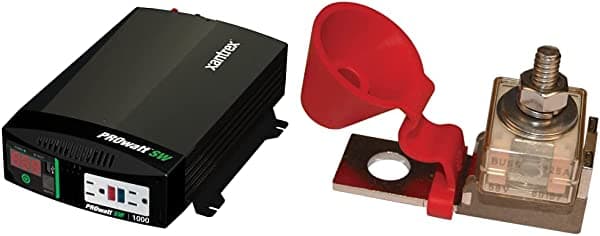 Xantrex Technology Inc, 806-1210 Inversor Prowatt Sw 1000 y Blue Sea Systems 5191 Terminal de bloque de fusibles 30-300 amperios