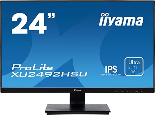 IIYAMA Display Monitor xu2492hsu-b1 (23.8 inches/Full HD) (Marvel), color negro