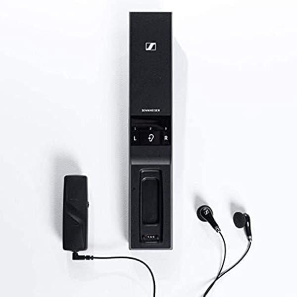 Sennheiser Flex 5000 - Auriculares inalámbricos digitales para escuchar televisión, color negro