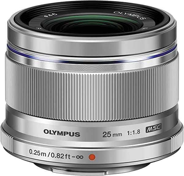 Olympus V311060Bu000 Lente Intercambiable De 0.98 Pulgadas F1.8 Para Cámara Digital Olympus/Panasonic Micro 4/3.