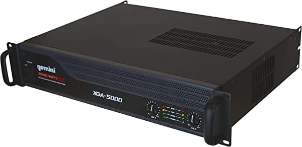 Gemini Xga-2000 - Amplificador De Potencia Para Equipos De Dj Y 2000 Vatios De Potencia Pico Instantánea (2000 W) xga-5000