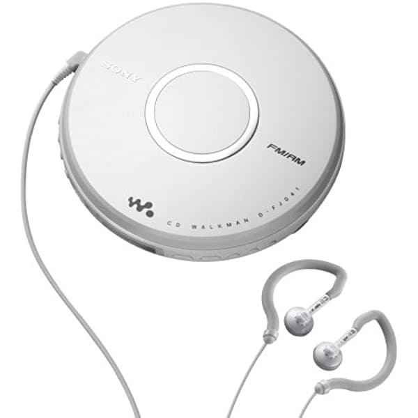 Sony Walkman reproductor de CD portátil con sintonizador Blanco DFJ041