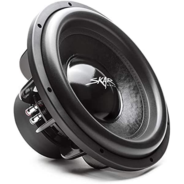 Skar Audio ZVX-D2 D1 - Subwoofer para automóvil de 15 pulgadas, 15 W, potencia máxima dual, 2500 Ohm EVL-15 D2