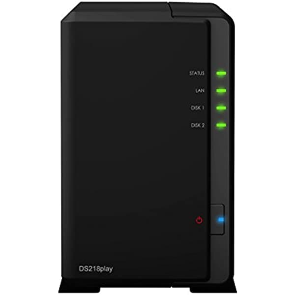 Synology DiskStation NAS de 2 bahias, DS218play (sin disco)