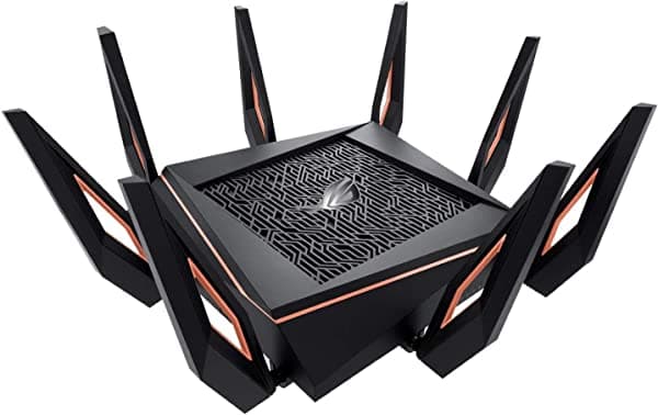 Asus (GT-AX11000) WiFi 6 tri-banda inalambrico 11000Mbps + 4 puertos ‎90IG04H0-MO3G00