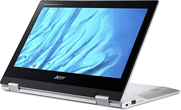 Acer Spin 311 Chromebook Convertible, 11.6" HD IPS Touch, MediaTek MT8183, 4GB RAM, 32GB eMMC, Chrome OS, Silver CP311-3H-K4S1