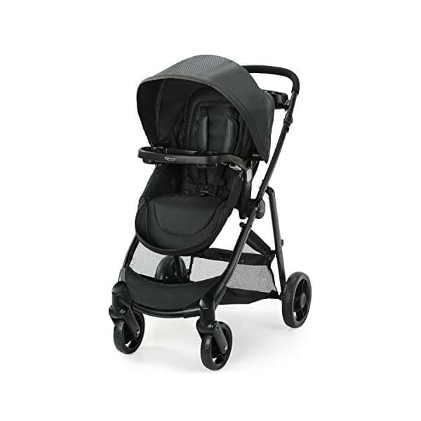 Graco Modes Pramette - Cochecito | Cochecito de bebé con modo de cuna verdadero, asiento reversible, plegable con una mano, almacenamiento adicional. 2152251