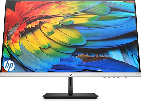 Monitor LCD IPS LED ultra delgado de 27 pulgadas HP 27fh Dual HDMI/VGA 1080p con AMD FreeSync 4HZ38AA#ABU