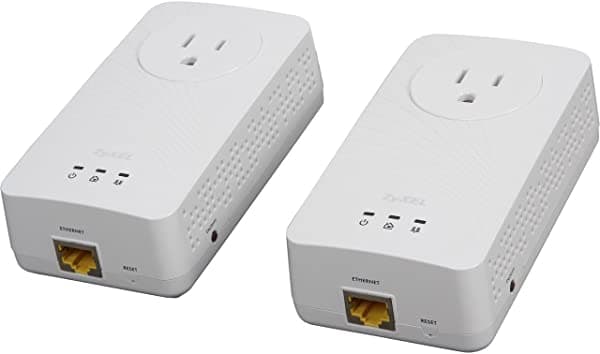 ZyXEL Powerline wall-plug Adapter, Blanco PLA5215KIT