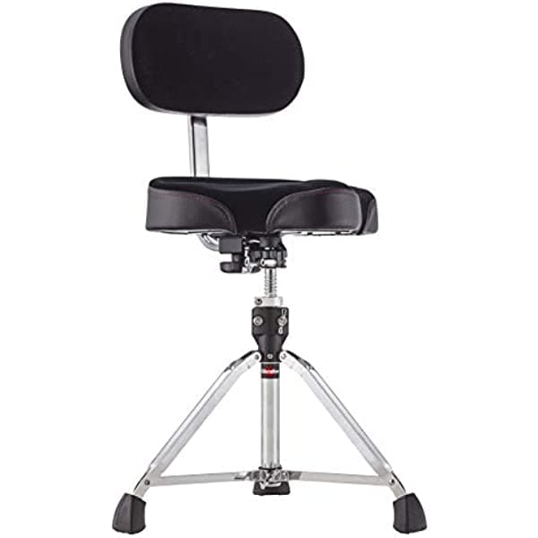 Gibraltar 9608MB - Trono grande de tambor Cordura estilo asiento de bicicleta con respaldo