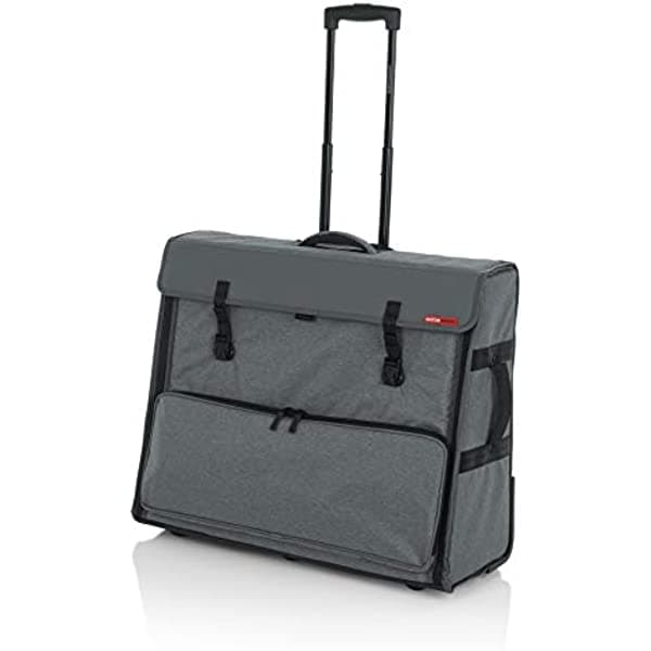 Gator Cases Creative Pro Series - Bolsa de transporte de nailon para computadora de escritorio iMac de 27 pulgadas con asa de tracción y ruedas (G-CPR-IM27W)