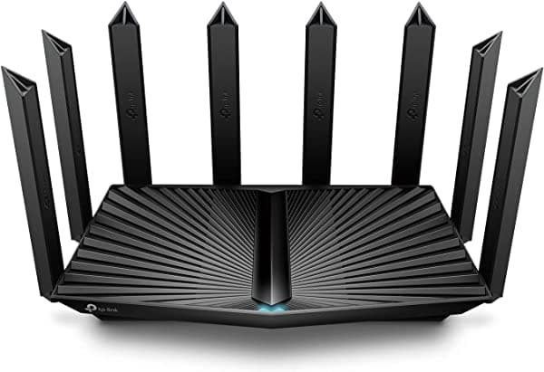 TP-Link Archer AX90 - Router WiFi 6 Tri-Banda AX6600, 8 Stream, Gigabit, VPN, MU-MIMO, Puerto WAN 2.5G, CPU Quad-Core 1.5GHz