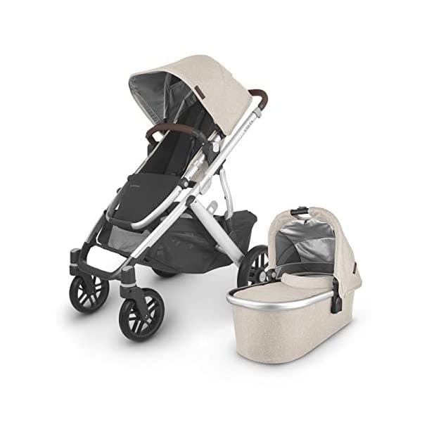 UPPAbaby Cochecito Vista V2 - Declan (mezcla avena / plata / cuero castano) ‎0320-VIS-US-DCL