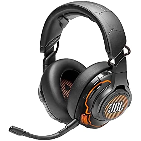 JBL Quantum ONE - Auriculares de alto rendimiento over-ear con cancelacion activa de ruido (con cable), color negro JBLQUANTUMONEBLKAM