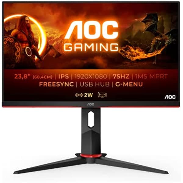 AOC 24G2U5/BK - Monitor Piatto por PC (23.8 in, 1920 x 1080 píxeles, Full HD, LED)