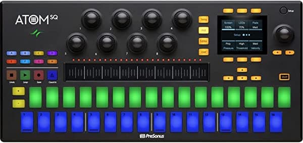 Presonus Atom Sq Hybrid Midi Keyboard/Pad Controlador De Rendimiento Y Producción Con Studio One Artist Y Software De Grabación Ableton Live Lite Daw