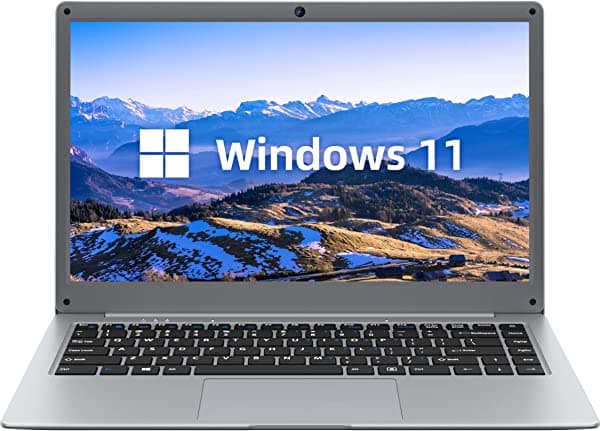jumper Laptop Full HD 1080P de 14 pulgadas, 12 GB de RAM, SSD de 256 GB, Intel Celeron de 64 bits, Windows 11 Laptop (con WiFi, USB3.0, Bluetooth 4.2, Mini HDMI) gris EZbook S5