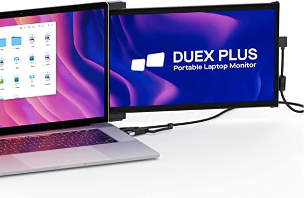 Mobile Pixels Duex Plus - Monitor portátil para laptops, USB C/USB A Plug and Play de 13.3 pulgadas DUEX Pro