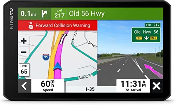 Garmin Cámara RV 795, navegador GPS de 7 pulgadas grande y fácil de leer, dash cam integrada, detección automática de incidentes, enrutamiento personalizado para casa rodante, imágenes satelitales Birdseye de alta resolución A04450