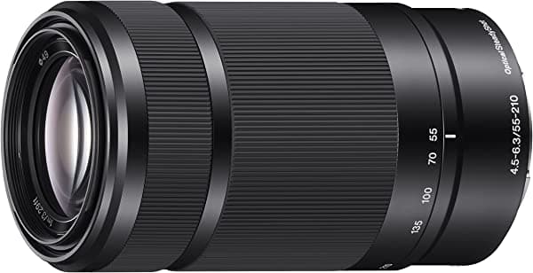 Sony 2.165-8.268 in/F 4, 5-6, 3 OSS 2.165 in-Lente SEL55210