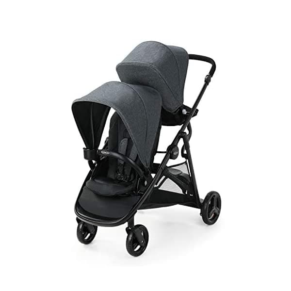 Graco Ready2Grow 2.0 Doble Cochecito con Banco y Plataforma Standing, Modelo Rafa (6EA00RAFNA / 2140042) Sf-LABL-194