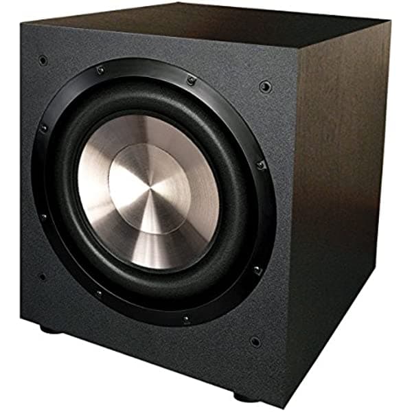 BIC America F12 - Subwoofer activo de orientación frontal de 475 vatios y 12 pulgadas