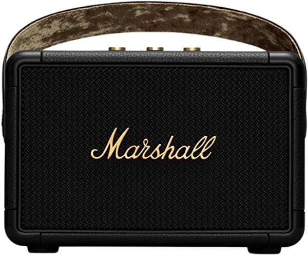 Marshall Kilburn II Parlante Portátil Bluetooth Negro & Bronce (Marshall 1006117) - Sonido de alta calidad y diseño retro