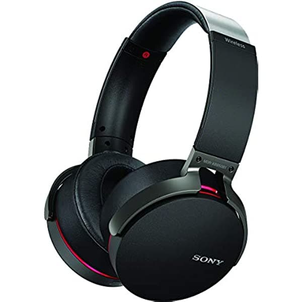 Auriculares con Bluetooth y bajos extras Sony, con control por aplicación, color negro MDR-XB950B1/B