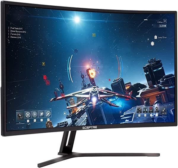 Sceptre - Monitor gamer curvo de 32 pulgadas C325B-185RD