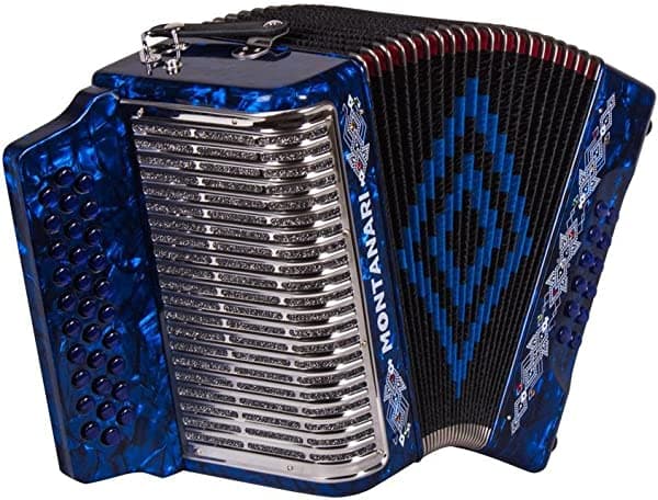 MONTANARI 3112 G Acordeon Fa azul acordeón FBE