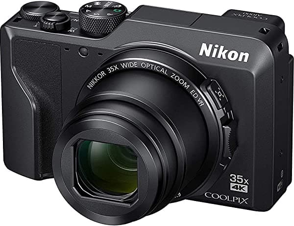 Amazon Renewed Nikon 26527B Coolpix A1000 - Cámara Digital Compacta (Zoom Óptico 35X 16 Mp 4K) CRTNKCPA1000KRB