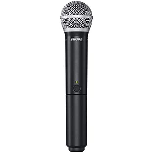 Shure BLX2/PG58 Transmisor inalámbrico de mano con cápsula de micrófono vocal PG58, para uso con sistemas inalámbricos BLX (el receptor se vende por separado) - Banda J11 BLX2/PG58=-J11