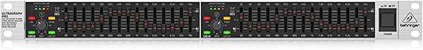 Behringer FBQ1502HD Ecualizador gráfico estéreo de 15 bandas con sistema de detección de realimentación HD