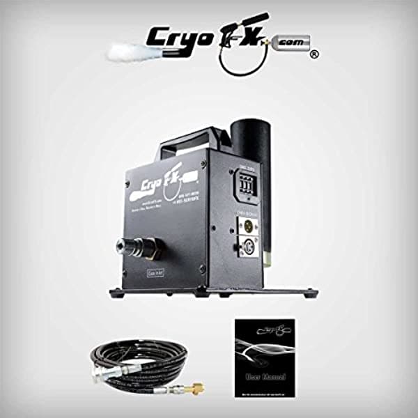 CryoFX (El Original) CO2 Jet - Lanzador de CO2, Máquina de Chorro de CO2, Cañón de CO2 CO2-Jet-DMX-512