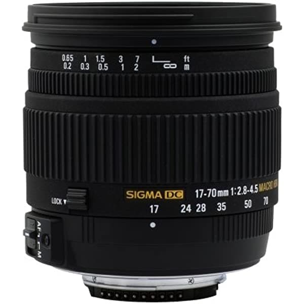 Sigma 17-70mm f/2.8-4.5 DC HSM Lente Macro para cámaras DSLR Nikon 689306