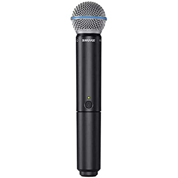 Shure Sistema de micrófono inalámbrico BLX24/B58 con micrófono vocal de mano BETA 58A BLX24/B58-H10