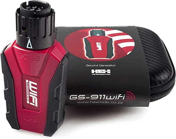 HEX Code GS-911 Diagnostic PRO Tool (10-PIN) para Motocicletas BMW - Versión Profesional Wifi - Servicios Ilimitados de Números VIN GS911WIFI