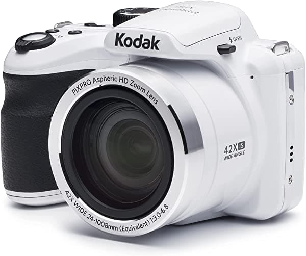 Kodak AZ421 Cámara Digital 16MP Zoom Óptico 42X Pantalla LCD 3" Blanca AZ421 White