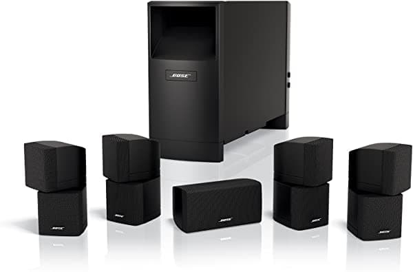 Bose Acoustimass 10 Series IV Sistema de parlantes para home theater (Color negro) 350664-1110