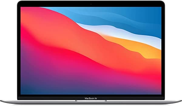 Apple MacBook Air de finales de 2020 con chip Apple M1 (13 pulgadas, 8 GB de RAM, unidad de estado sólido SSD de 256 GB) Plata (reacondicionado)