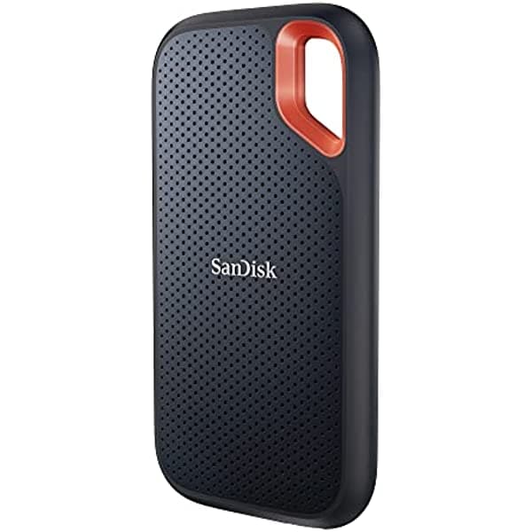 SanDisk 2TB Extreme Portable SSD - Hasta 1050MB/s, USB-C, USB 3.2 Gen 2, Resistencia al Agua y al Polvo IP65, Firmware Actualizado - Disco de Estado Sólido Externo - SDSSDE61-2T00-G25