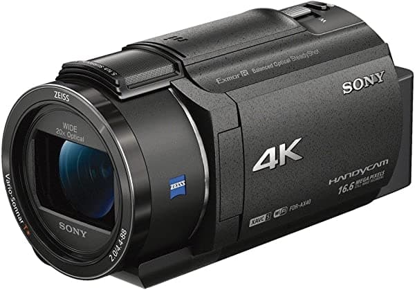 SONY 4K cámara de vídeo Handycam 20x óptico FDR-AX40-B (negro) FDR-AX40 BC