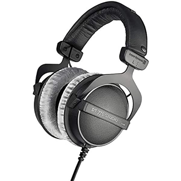 beyerdynamic DT 770 Pro Audífonos de Estudio - Circumaurales, Cerrados, Diseño Profesional para Grabación y Monitoreo (80 Ohm, Gris) 713430