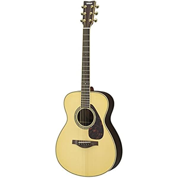 Yamaha L-Series LL16M - Guitarra electroacústica con funda, Natural LS6 ARE