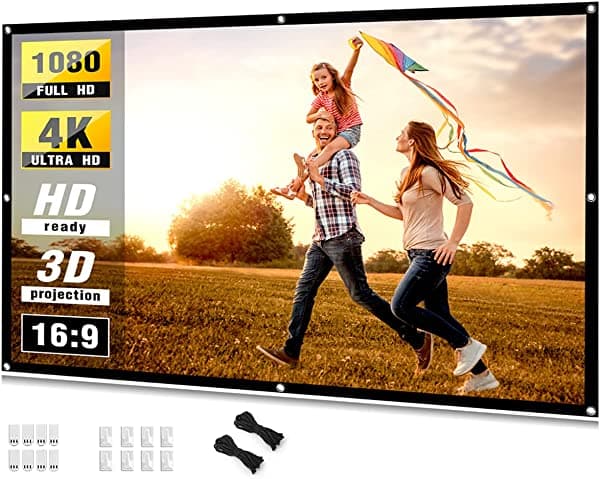 Pantalla de proyección para cine en casa Taotique (84,100 y 150 pulgadas)