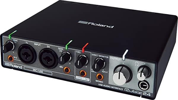 Roland Interfaz de audio USB Rubix 24 de 2 pulgadas/4 salidas (RUBIX24)
