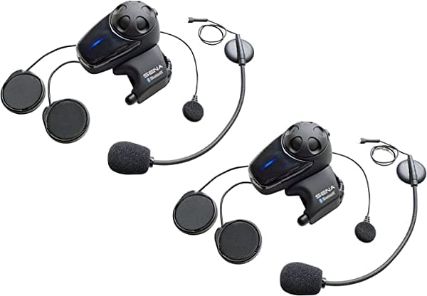 Sena SMH10D-11 Auricular Bluetooth para Motocicleta con Intercomunicador y Micrófono Universal (Dual)