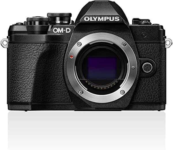 Olympus OM-D E-M10 Mark III Micro Four Thirds System Camera, 16 megapíxeles, estabilizador de imagen, visor electrónico, video 4K, negro