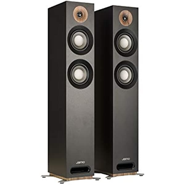 Jamo Studio Series S 807 - Altavoces de pie negros - Par S 807 BLACK
